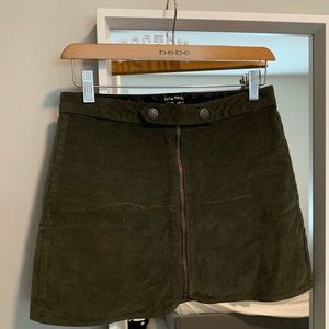 ZARA velvet skirt